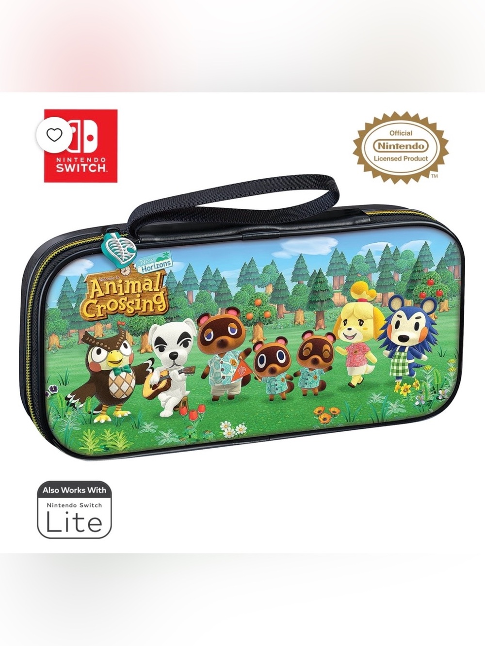 Animal Crossing Nintendo Switch Deluxe Travel Case RDS Industries + Game Cases